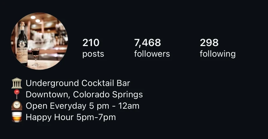 Archives Instagram profile after